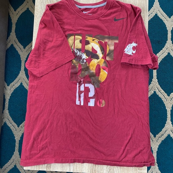 Nike Washington State Cougars Mascot Just Do It T-Shirt - Picture 8 of 10